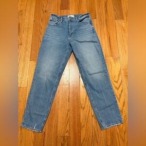 Abercrombie & Fitch, Medium blue, “The Mom High Rise” Jeans
